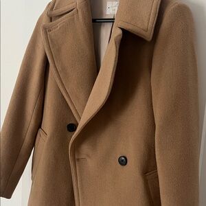 Club Monaco Women's Beige - cold camel Double-Breasted Trench Coat